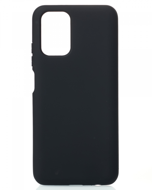 Силиконовый чехол SOFT Silicone Case для Xiaomi Redmi Note 10/ Note 10s (без лого) черный