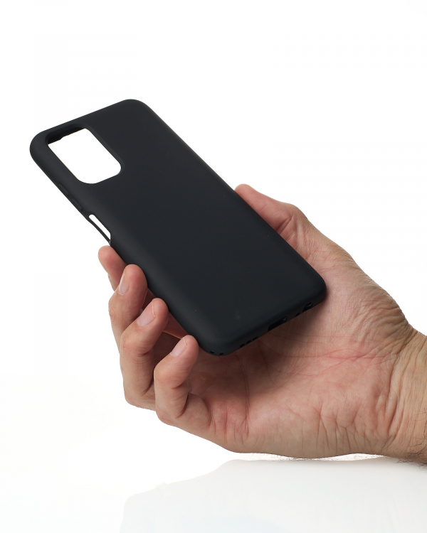 Силиконовый чехол SOFT Silicone Case для Xiaomi Redmi Note 10/ Note 10s (без лого) черный