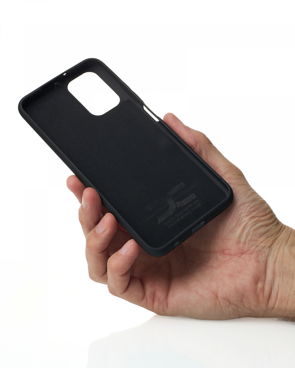 Силиконовый чехол SOFT Silicone Case для Xiaomi Redmi Note 10/ Note 10s (без лого) черный
