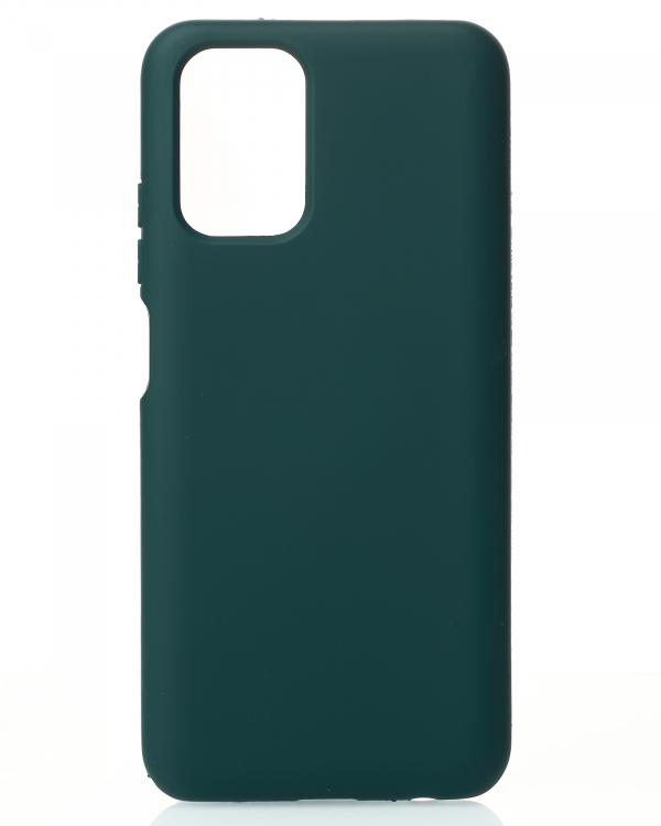 Силиконовый чехол SOFT Silicone Case для Xiaomi Redmi Note 10/ Note 10s (без лого) темно-зеленый