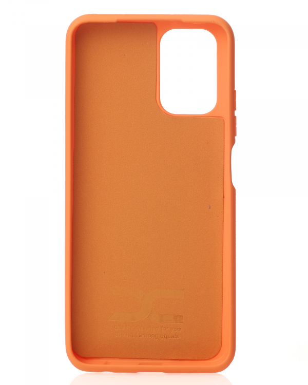 Силиконовый чехол SOFT Silicone Case для Xiaomi Redmi Note 10/ Note 10s (без лого) оранжевый