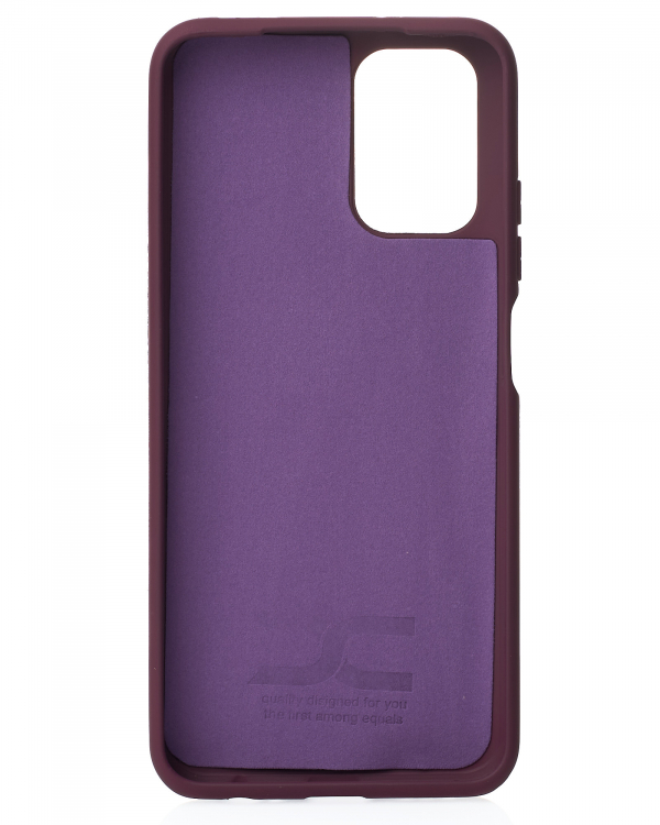 Силиконовый чехол SOFT Silicone Case для Xiaomi Redmi Note 10/ Note 10s (без лого) бордовый