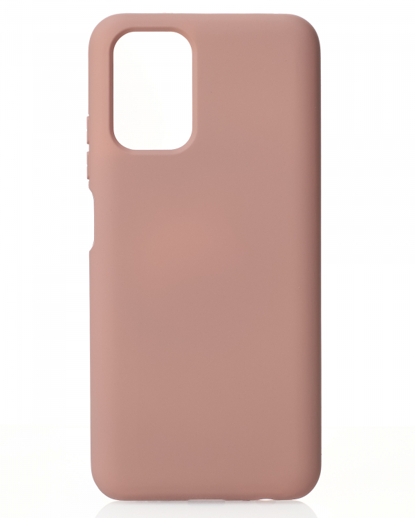 Силиконовый чехол SOFT Silicone Case для Xiaomi Redmi Note 10/ Note 10s (без лого) персик