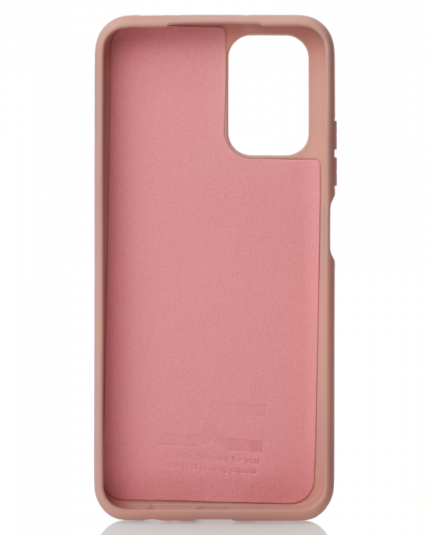 Силиконовый чехол SOFT Silicone Case для Xiaomi Redmi Note 10/ Note 10s (без лого) персик