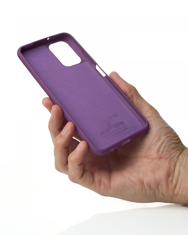 Силиконовый чехол SOFT Silicone Case для Xiaomi Redmi Note 10/ Note 10s (без лого) сиреневый
