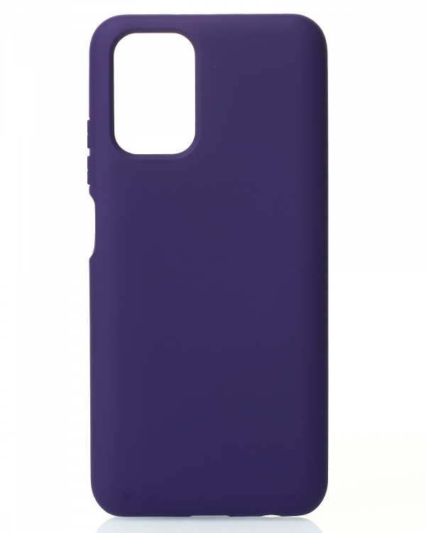 Силиконовый чехол SOFT Silicone Case для Xiaomi Redmi Note 10/ Note 10s (без лого) фиолетовый