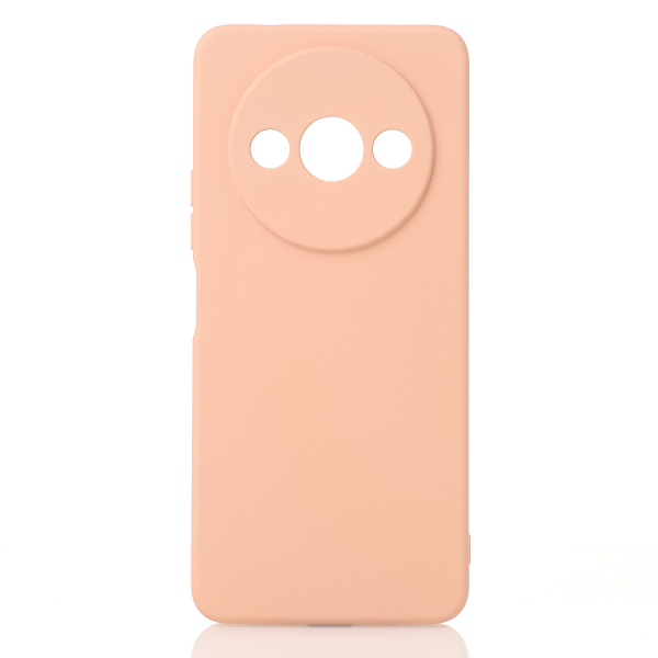 Силиконовый чехол SOFT Silicone Case для Xiaomi Redmi A3/ A3X/ Poco C61 (без лого) пудра