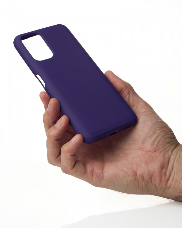 Силиконовый чехол SOFT Silicone Case для Xiaomi Redmi Note 10/ Note 10s (без лого) фиолетовый