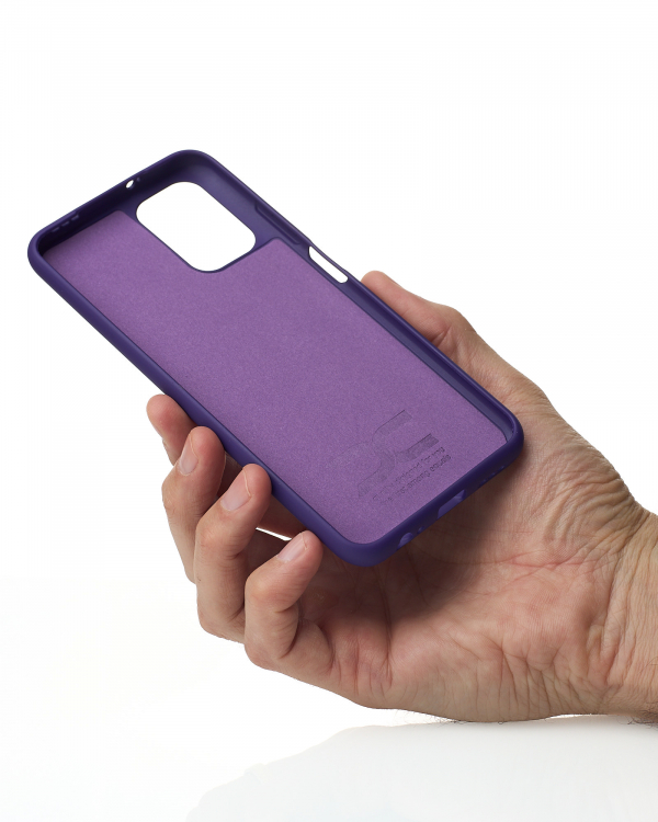 Силиконовый чехол SOFT Silicone Case для Xiaomi Redmi Note 10/ Note 10s (без лого) фиолетовый