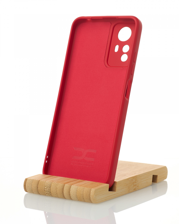 Силиконовый чехол SOFT Silicone Case для Xiaomi Redmi Note 12S (без лого) красный