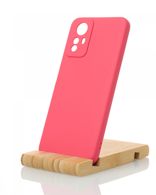 Силиконовый чехол SOFT Silicone Case для Xiaomi Redmi Note 12S (без лого) малиновый