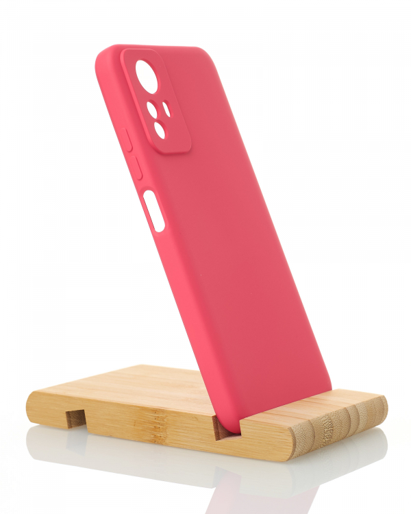 Силиконовый чехол SOFT Silicone Case для Xiaomi Redmi Note 12S (без лого) малиновый