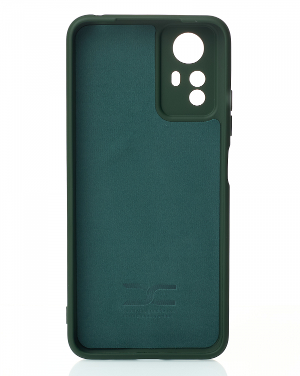 Силиконовый чехол SOFT Silicone Case для Xiaomi Redmi Note 12S (без лого) темно-зеленый