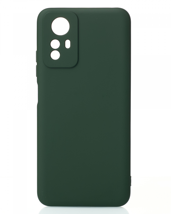 Силиконовый чехол SOFT Silicone Case для Xiaomi Redmi Note 12S (без лого) темно-зеленый