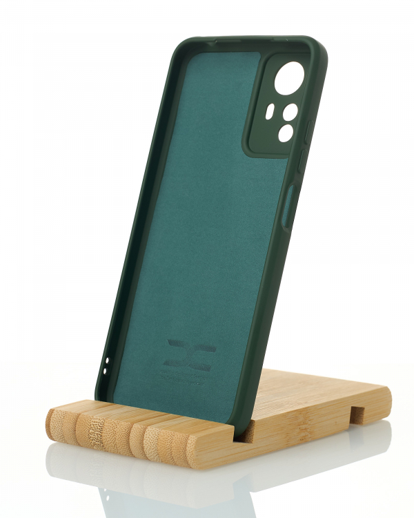 Силиконовый чехол SOFT Silicone Case для Xiaomi Redmi Note 12S (без лого) темно-зеленый