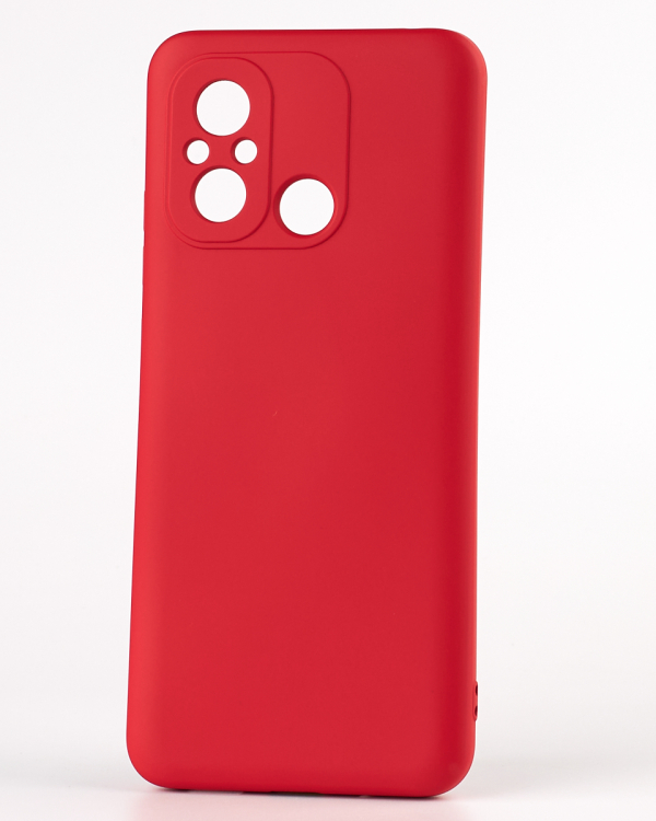 Силиконовый чехол SOFT Silicone Case для Xiaomi Redmi 12C (без лого) красный