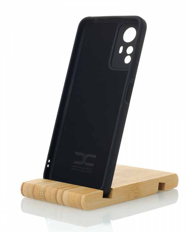 Силиконовый чехол SOFT Silicone Case для Xiaomi Redmi Note 12S (без лого) черный