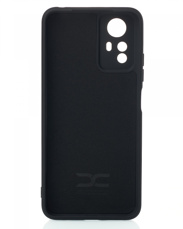 Силиконовый чехол SOFT Silicone Case для Xiaomi Redmi Note 12S (без лого) черный