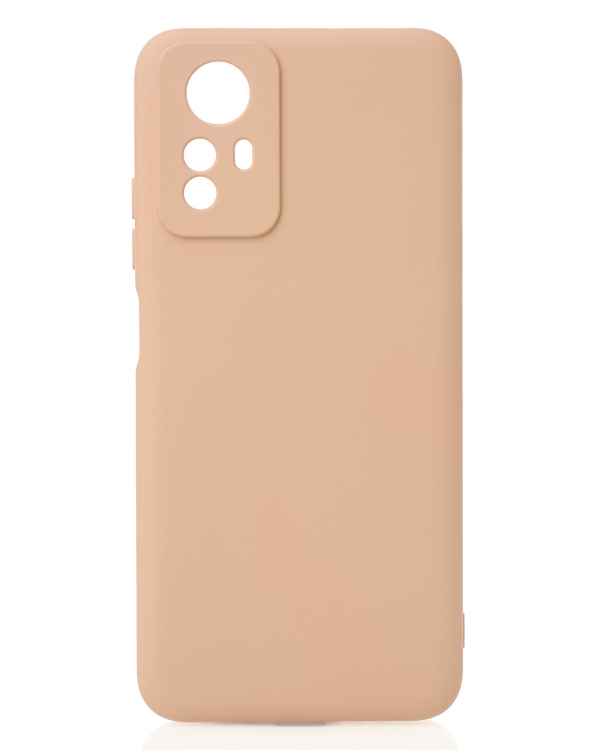 Силиконовый чехол SOFT Silicone Case для Xiaomi Redmi Note 12S (без лого) пудра