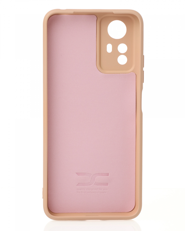 Силиконовый чехол SOFT Silicone Case для Xiaomi Redmi Note 12S (без лого) пудра