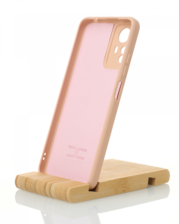 Силиконовый чехол SOFT Silicone Case для Xiaomi Redmi Note 12S (без лого) пудра