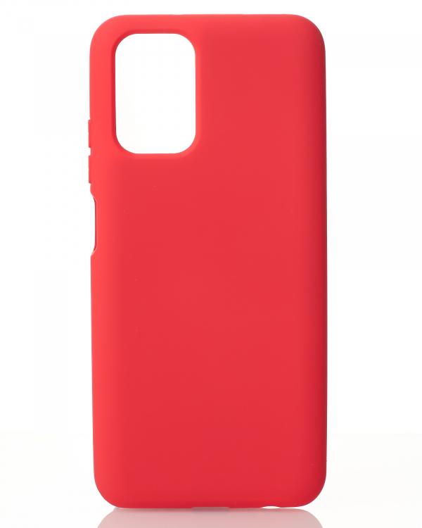 Силиконовый чехол SOFT Silicone Case для Xiaomi Redmi Note 10/ Note 10s (без лого) малиновый