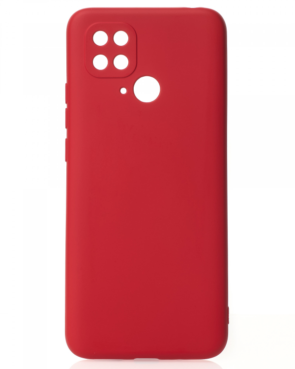 Силиконовый чехол SOFT Silicone Case для Xiaomi Redmi 10c (без лого) красный