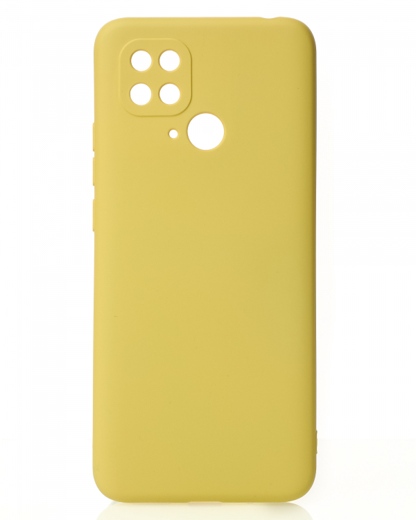 Силиконовый чехол SOFT Silicone Case для Xiaomi Redmi 10c (без лого) лимонный
