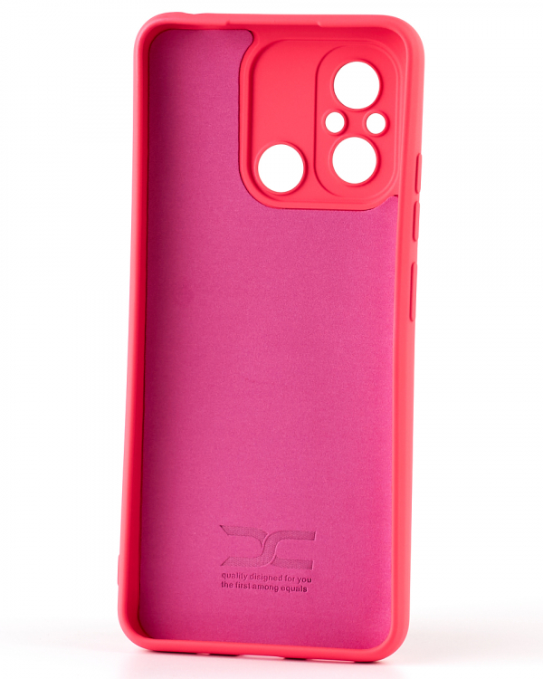 Силиконовый чехол SOFT Silicone Case для Xiaomi Redmi 12C (без лого) малиновый
