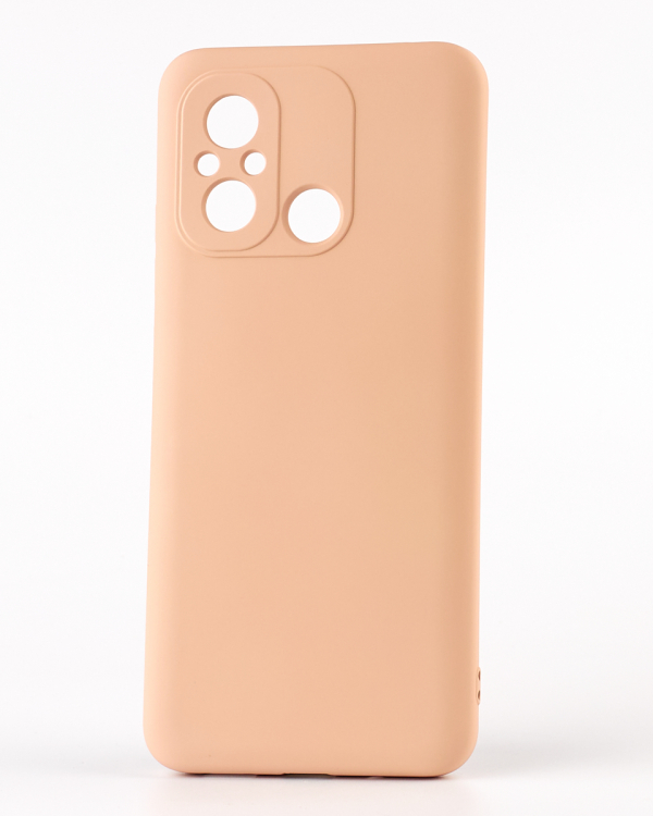 Силиконовый чехол SOFT Silicone Case для Xiaomi Redmi 12C (без лого) пудра