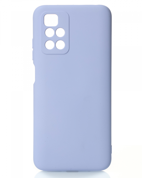 Силиконовый чехол SOFT Silicone Case для Xiaomi Redmi 10/Redmi 10 Prime (без лого) фиалковый