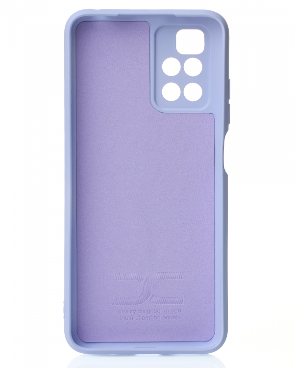 Силиконовый чехол SOFT Silicone Case для Xiaomi Redmi 10/Redmi 10 Prime (без лого) фиалковый