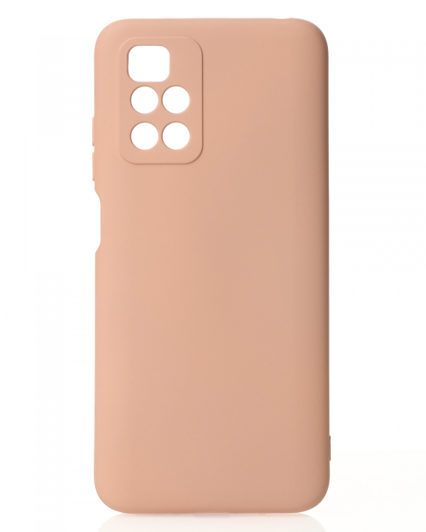 Силиконовый чехол SOFT Silicone Case для Xiaomi Redmi 10/Redmi 10 Prime (без лого) пудра