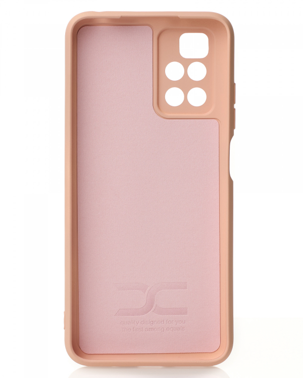 Силиконовый чехол SOFT Silicone Case для Xiaomi Redmi 10/Redmi 10 Prime (без лого) пудра