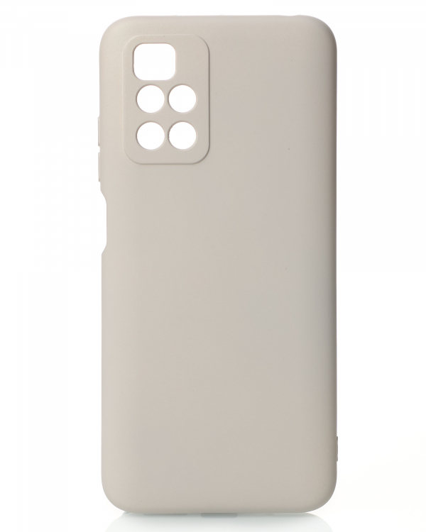 Силиконовый чехол SOFT Silicone Case для Xiaomi Redmi 10/Redmi 10 Prime (без лого) серый