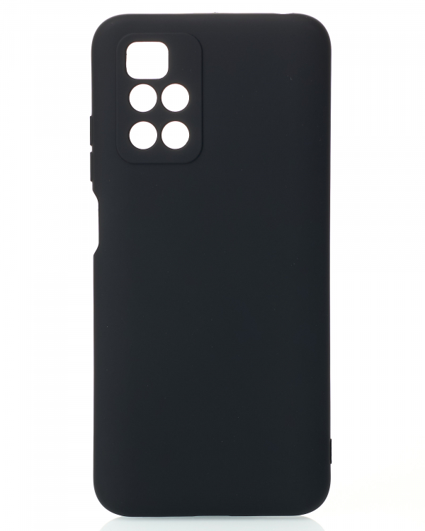 Силиконовый чехол SOFT Silicone Case для Xiaomi Redmi 10/Redmi 10 Prime (без лого) черный