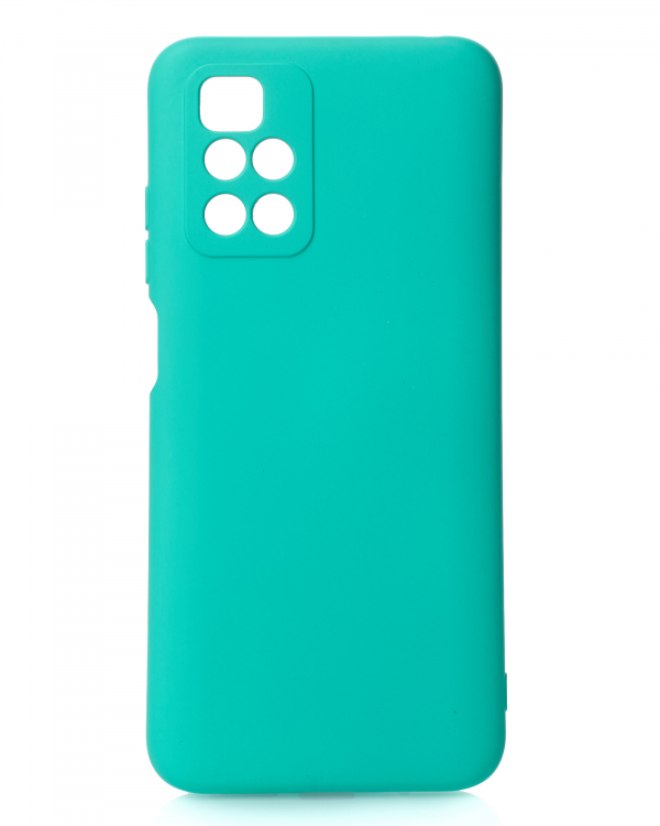 Силиконовый чехол SOFT Silicone Case для Xiaomi Redmi 10/Redmi 10 Prime (без лого) бирюза