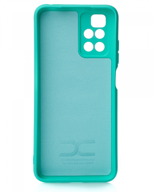 Силиконовый чехол SOFT Silicone Case для Xiaomi Redmi 10/Redmi 10 Prime (без лого) бирюза