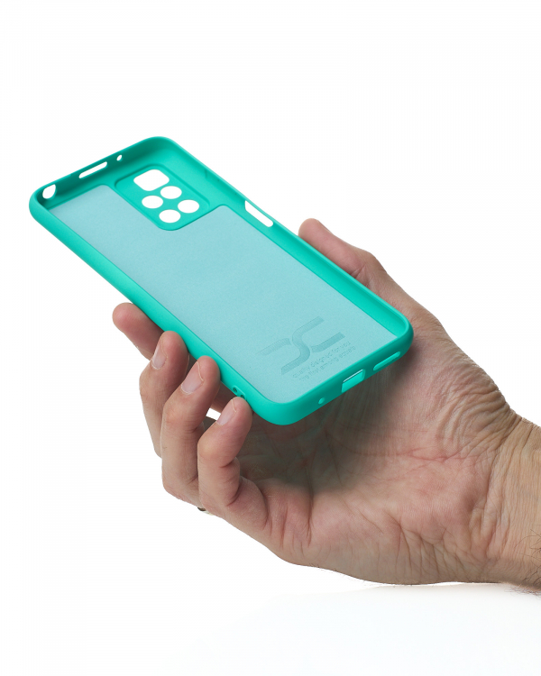 Силиконовый чехол SOFT Silicone Case для Xiaomi Redmi 10/Redmi 10 Prime (без лого) бирюза