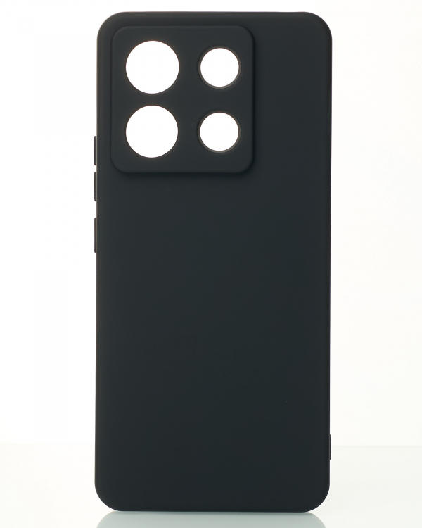 Силиконовый чехол SOFT Silicone Case для Xiaomi Redmi Note 13 Pro 5G/ Poco X6 5G (без лого) черный