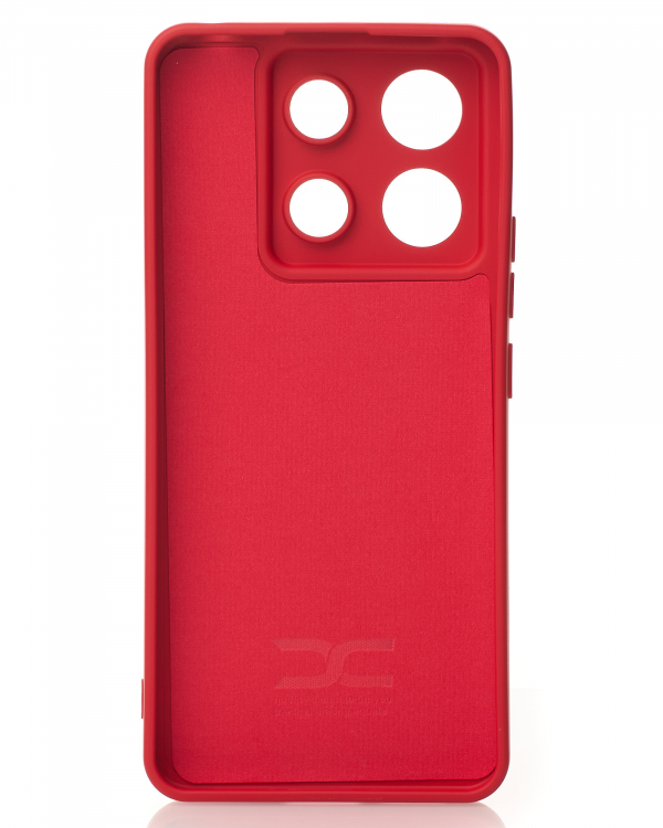 Силиконовый чехол SOFT Silicone Case для Xiaomi Redmi Note 13 Pro 5G/ Poco X6 5G (без лого) красный