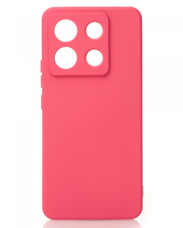 Силиконовый чехол SOFT Silicone Case для Xiaomi Redmi Note 13 Pro 5G/ Poco X6 5G (без лого) малиновый