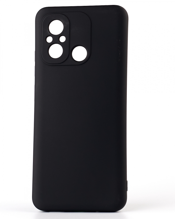Силиконовый чехол SOFT Silicone Case для Xiaomi Redmi 12C (без лого) черный