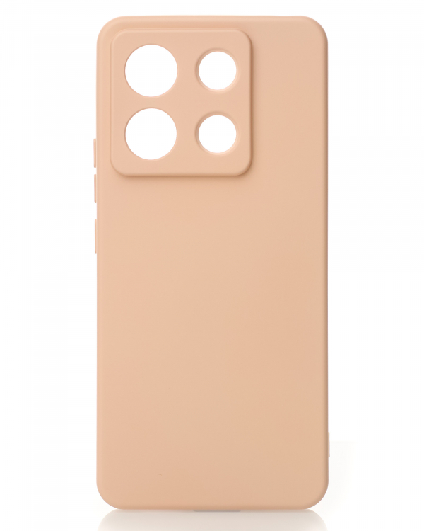 Силиконовый чехол SOFT Silicone Case для Xiaomi Redmi Note 13 Pro 5G/ Poco X6 5G (без лого) пудра
