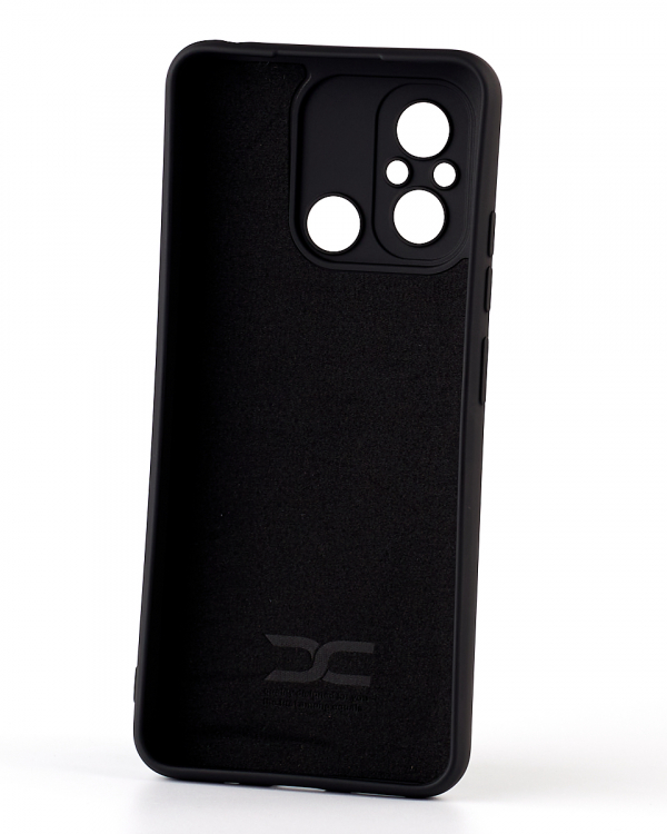 Силиконовый чехол SOFT Silicone Case для Xiaomi Redmi 12C (без лого) черный