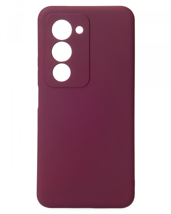 Силиконовый чехол SOFT Silicone Case для Xiaomi Redmi 15 (171 mm) (без лого) бордовый