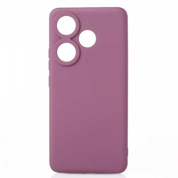 Силиконовый чехол SOFT Silicone Case для Xiaomi Poco F6/Redmi Turbo 3 (без лого) лаванда