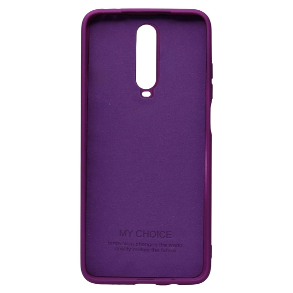 Силиконовый чехол SOFT Silicone Case для Xiaomi Redmi K30/Poco X2 HQ (с логотипом) сиреневый