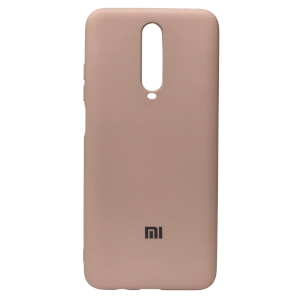 Силиконовый чехол SOFT Silicone Case для Xiaomi Redmi K30/Poco X2 HQ (с логотипом) персик