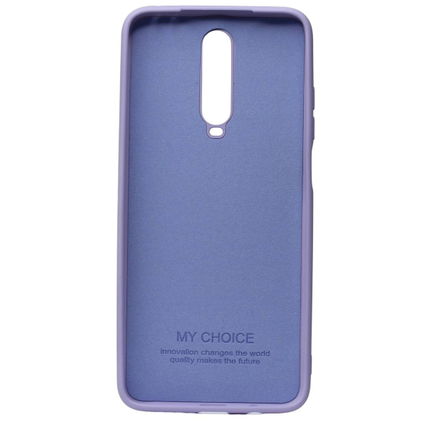 Силиконовый чехол SOFT Silicone Case для Xiaomi Redmi K30/Poco X2 HQ (с логотипом) фиалковый